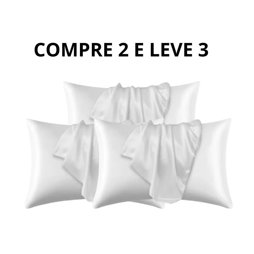 Fronha de Cetim Antifrizz - Compre 2 e Leve 3