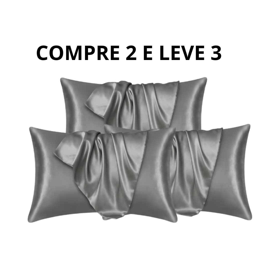 Fronha de Cetim Antifrizz - Compre 2 e Leve 3