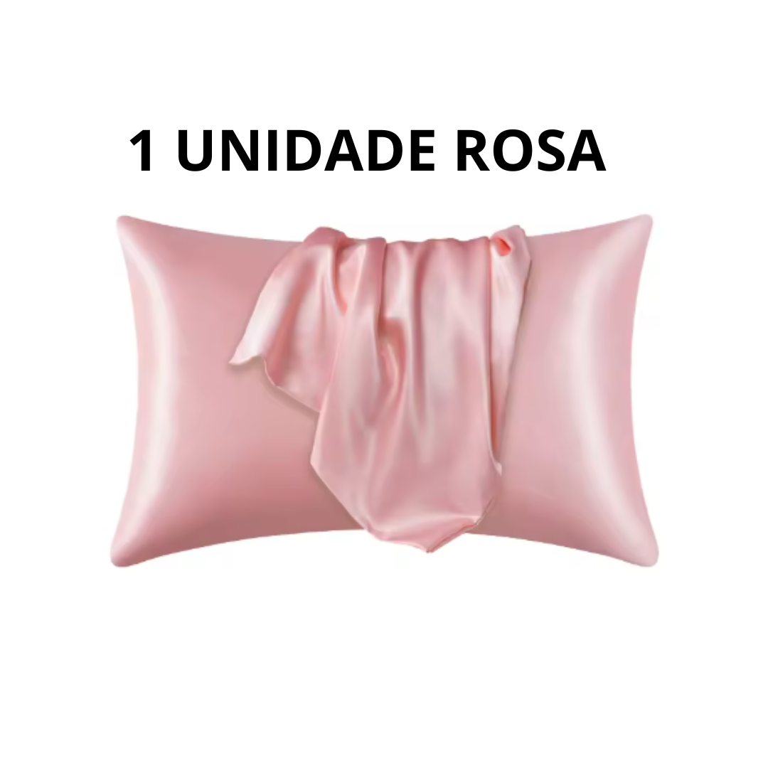 Fronha de Cetim Antifrizz Luxo - Cuide dos Cabelos Enquanto Dorme