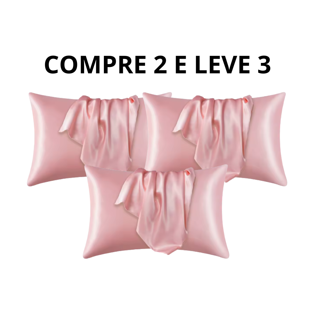 Fronha de Cetim Antifrizz - Compre 2 e Leve 3