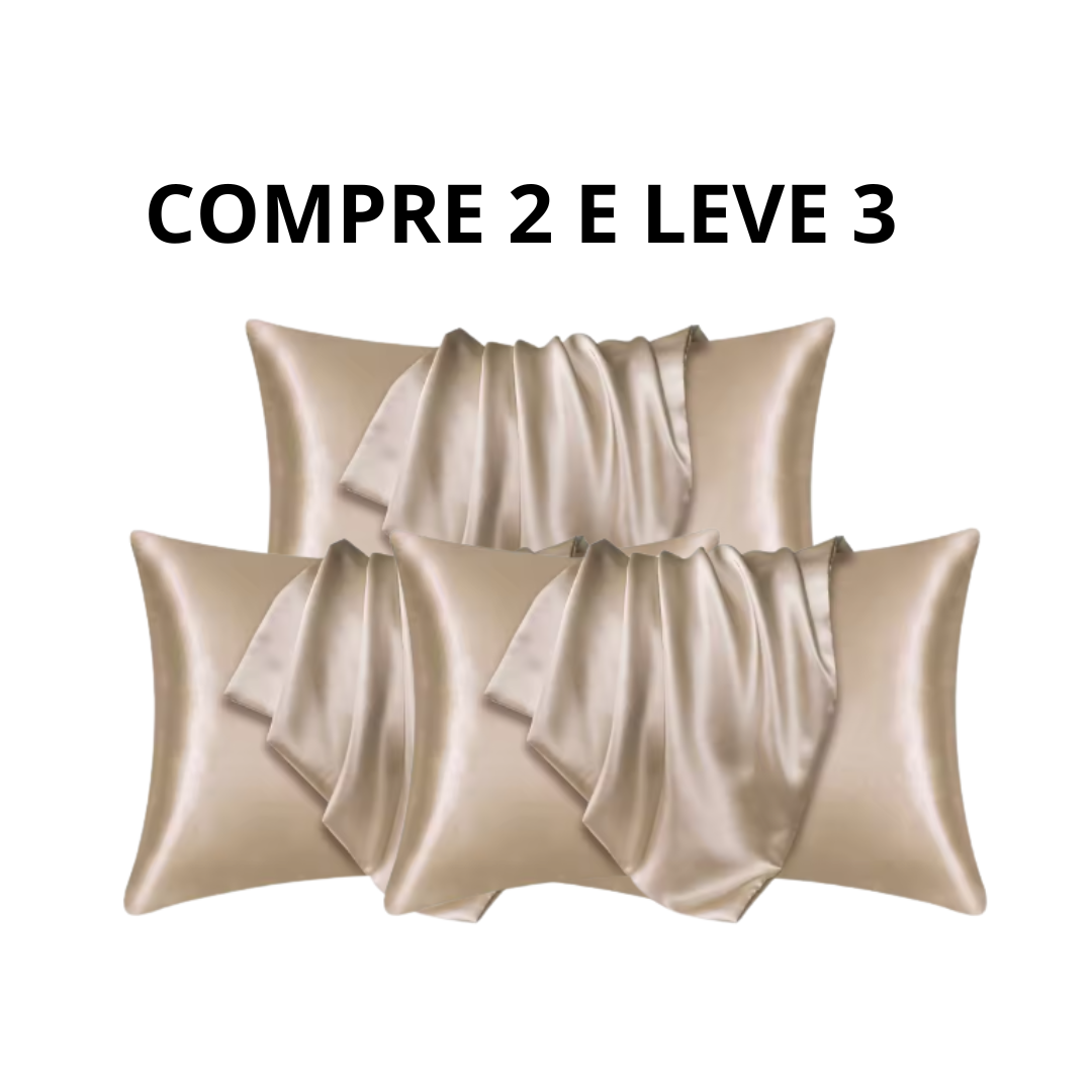 Fronha de Cetim Antifrizz - Compre 2 e Leve 3