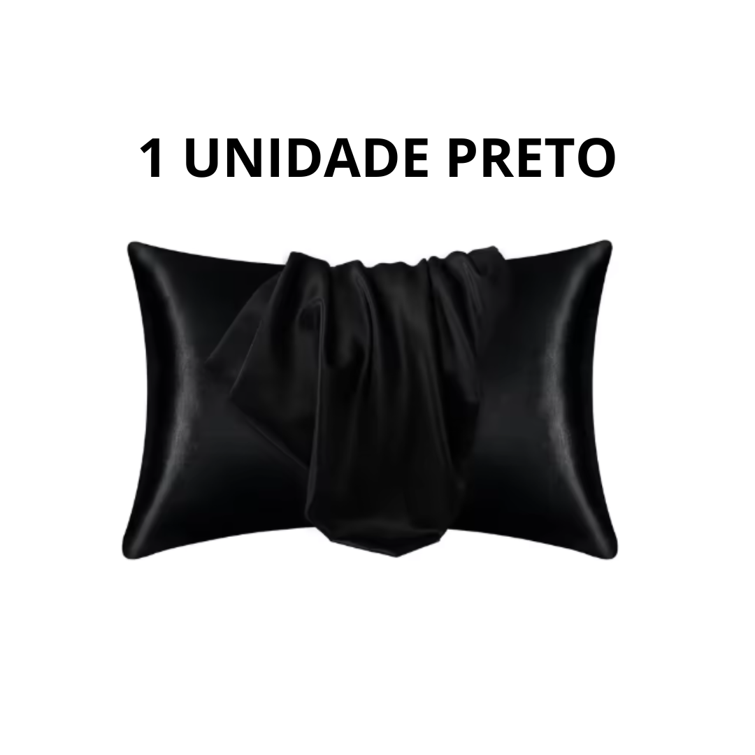 Fronha de Cetim Antifrizz Luxo - Cuide dos Cabelos Enquanto Dorme