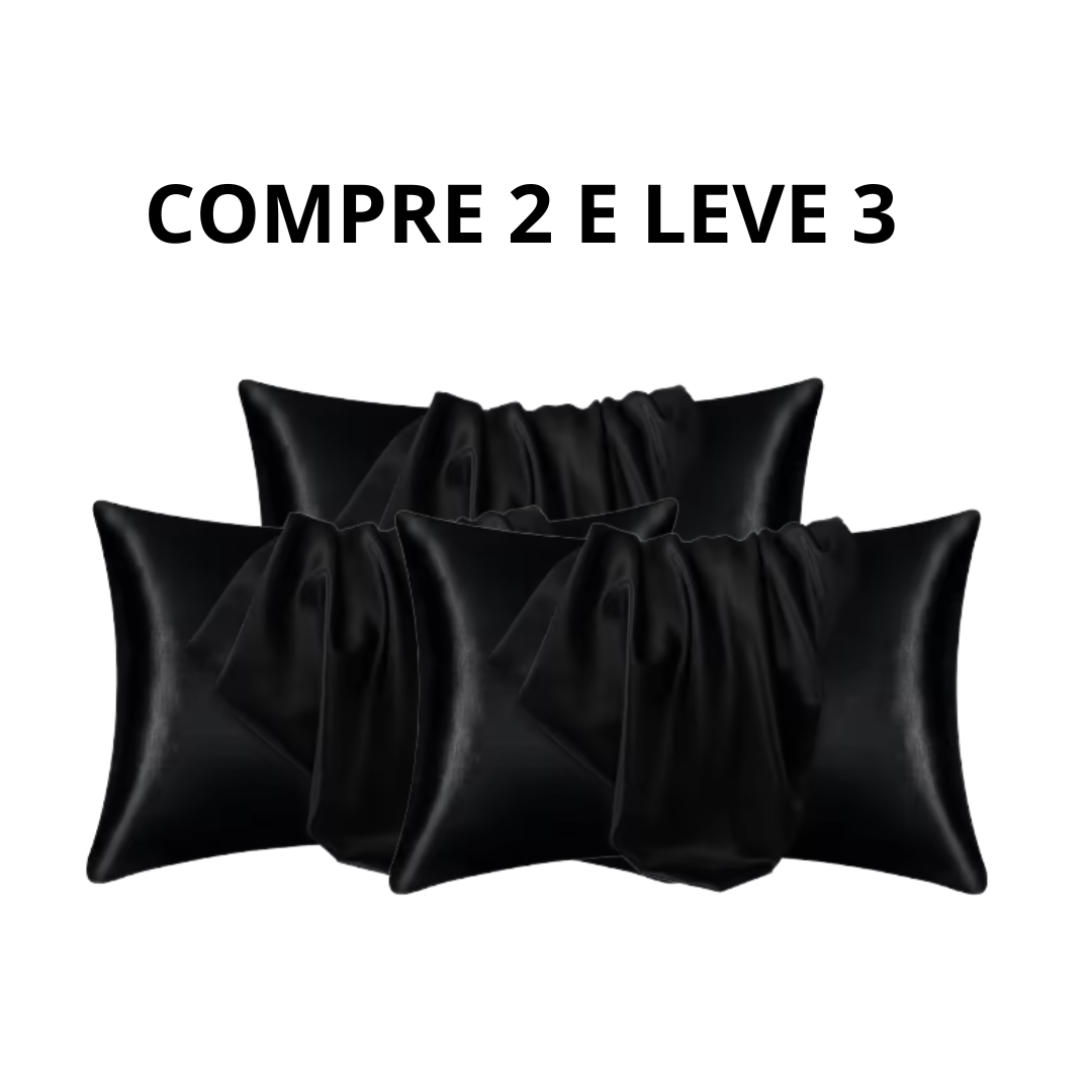 Fronha de Cetim Antifrizz - Compre 2 e Leve 3