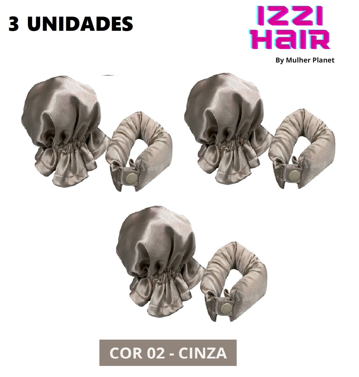 Caps Curl™ - Hair Styling Tool - KIT 3 UNIDADES