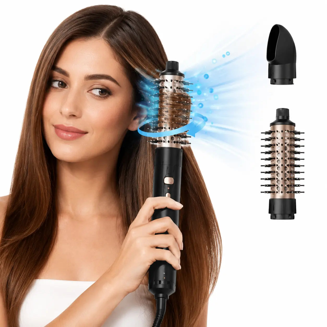 AirLiss 360 - Escova Rotativa 3 em 1 - Com 3 acessórios