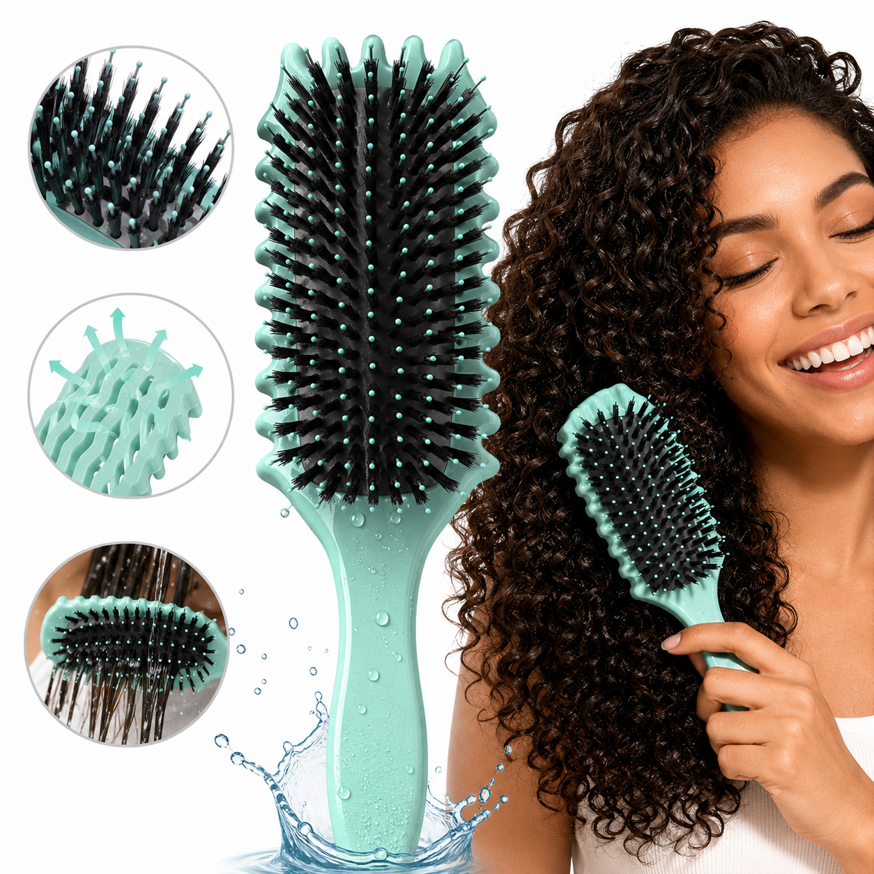 Escova Bounce Curls ( Cachos perfeitos e definidos)