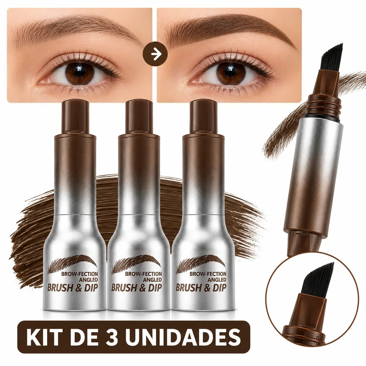 Preenchedor de Sobrancelhas - Brow Fection Angled
