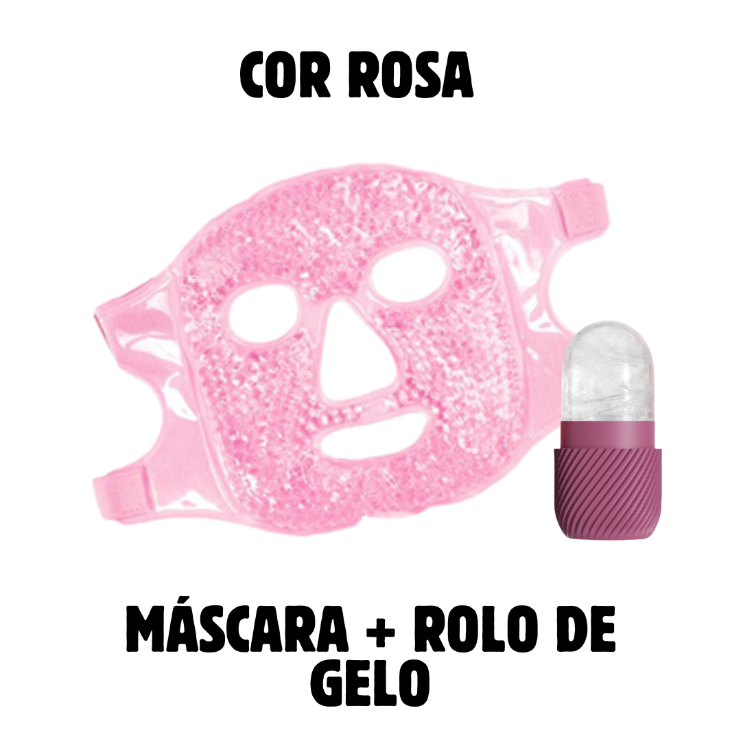 Máscara de Crioterapia + Rolo de Gelo