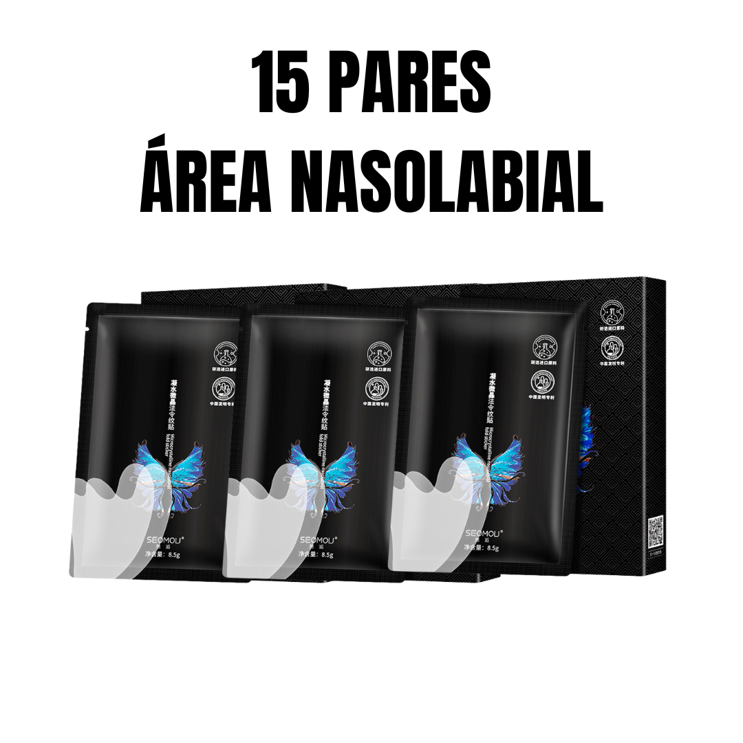 PATCHES DE MICROCRISTAIS - PELE JOVEM E RADIANTE