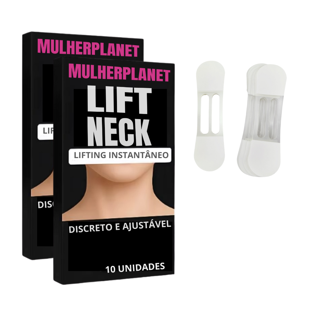 LiftNeck - Adesivo para rugas e flacidez pescoço