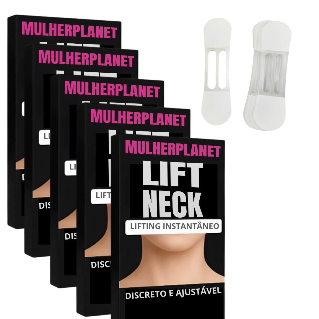 LiftNeck - Adesivo para rugas e flacidez pescoço