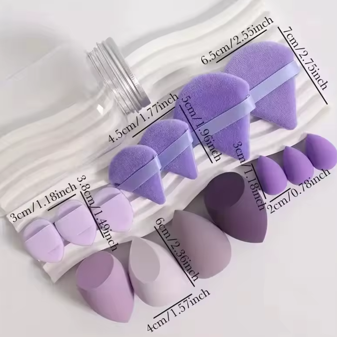 Kit 14 Esponjas de Maquiagem