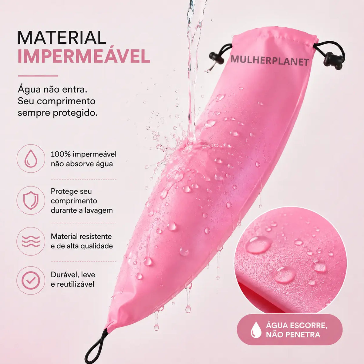 Hair Guard - Touca Protetora para Rabo de Cavalo