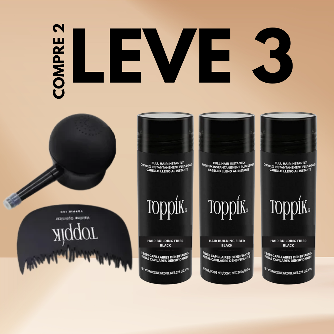 Toppik Hair Fiber - Compre 2 e Leve 3