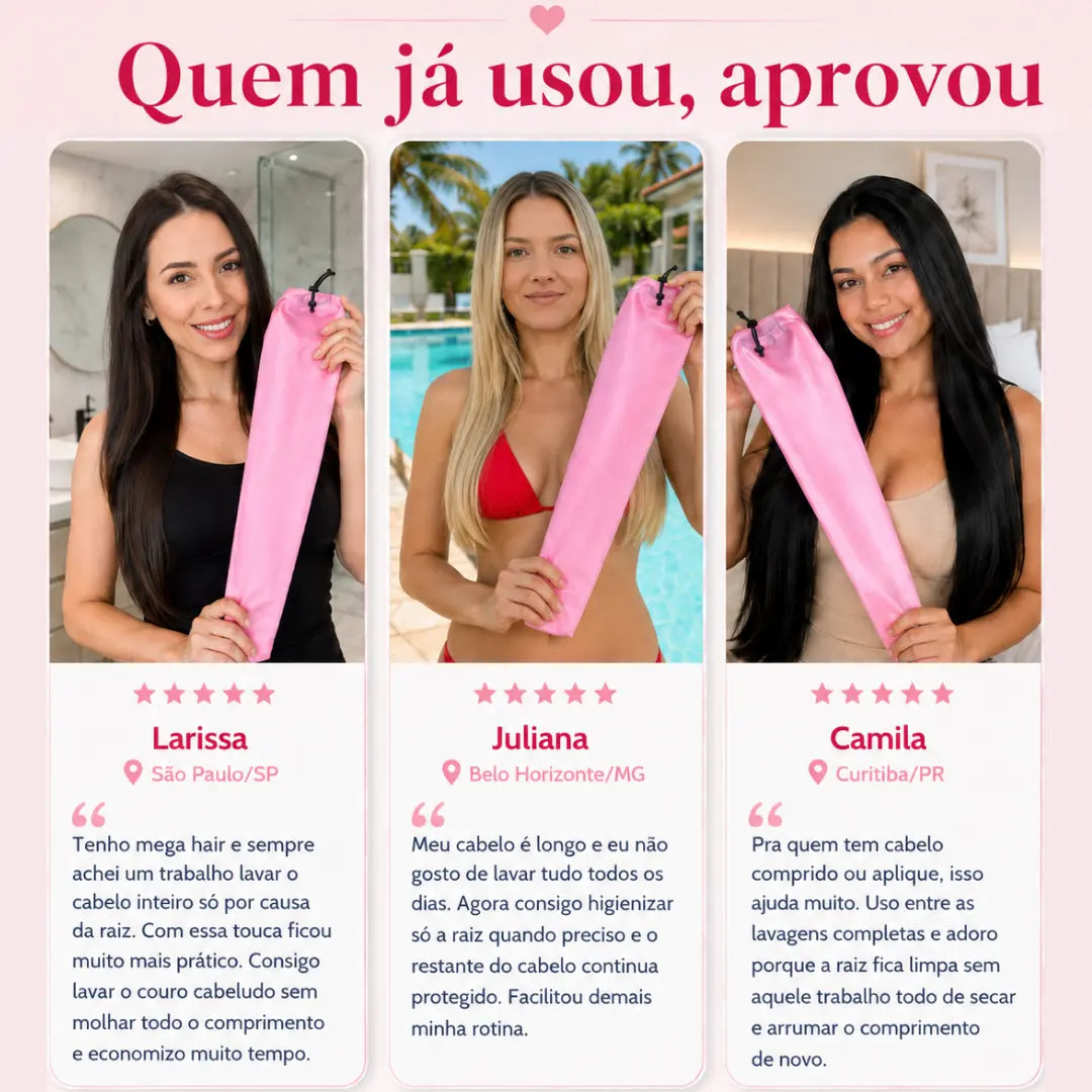 Hair Guard - Touca Protetora para Rabo de Cavalo