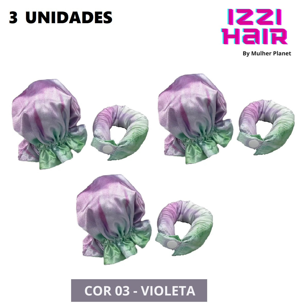 Caps Curl™ - Hair Styling Tool - KIT 3 UNIDADES