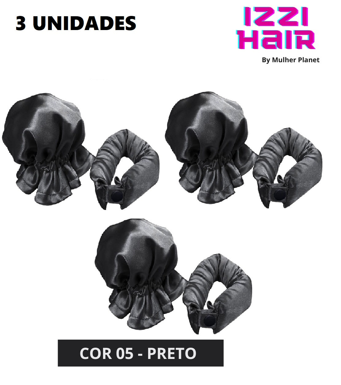 Caps Curl™ - Hair Styling Tool - KIT 3 UNIDADES