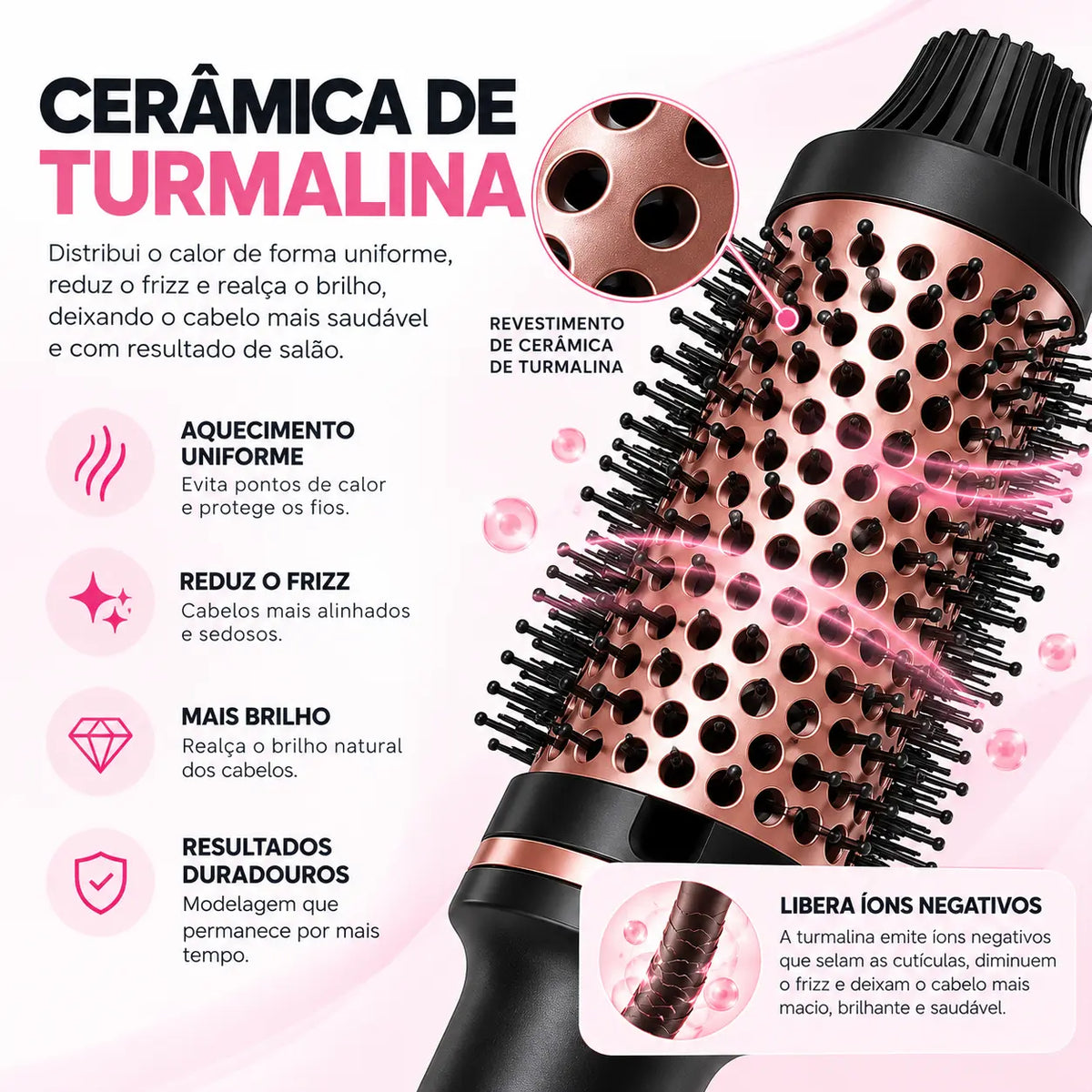 Thermal Brush: Escova térmica sem ar quente