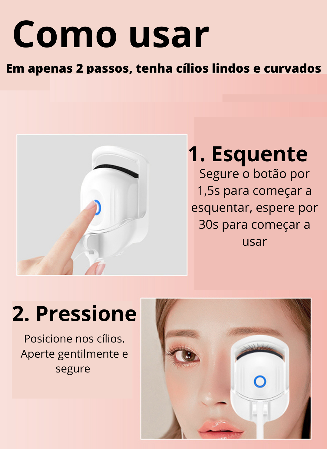 Eyelash Modelador de Cílios Térmico