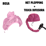 Touca Net Plopping para definição de Cachos