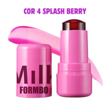 JELLY TINT MILK - 3 EM 1 - BLUSH, BATOM E SOMBRA