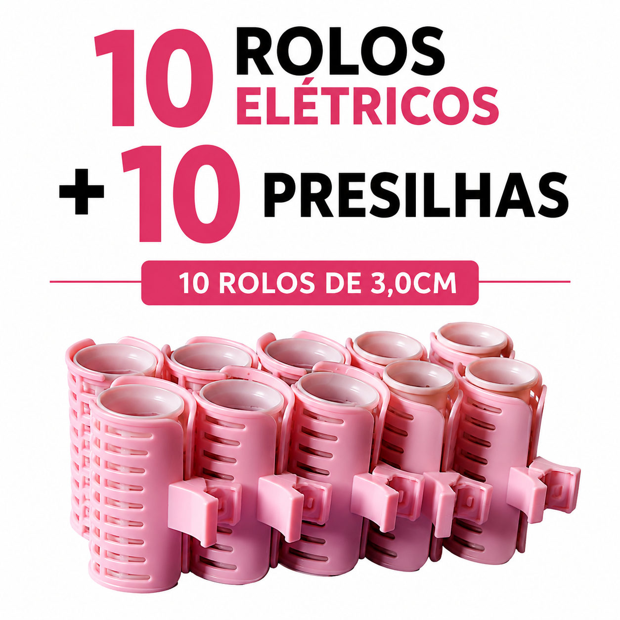 HOT ROLLERS - Bobes Elétricos para Cachos em Minutos