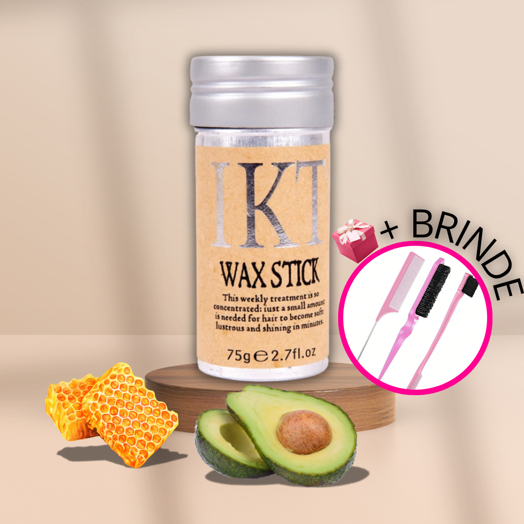 Wax Stick Bastão Anti Frizz + 3 BRINDES