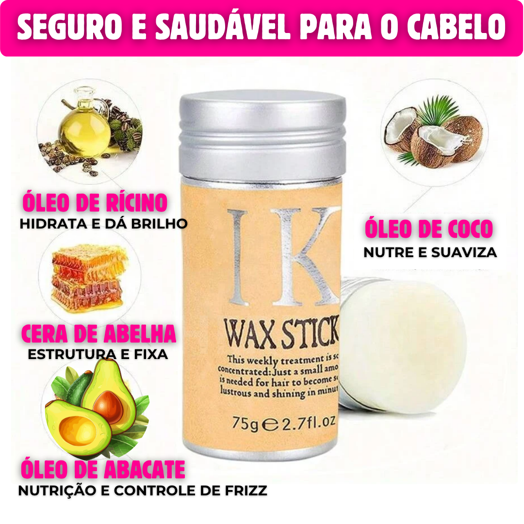 Wax Stick Bastão Anti Frizz + 3 BRINDES