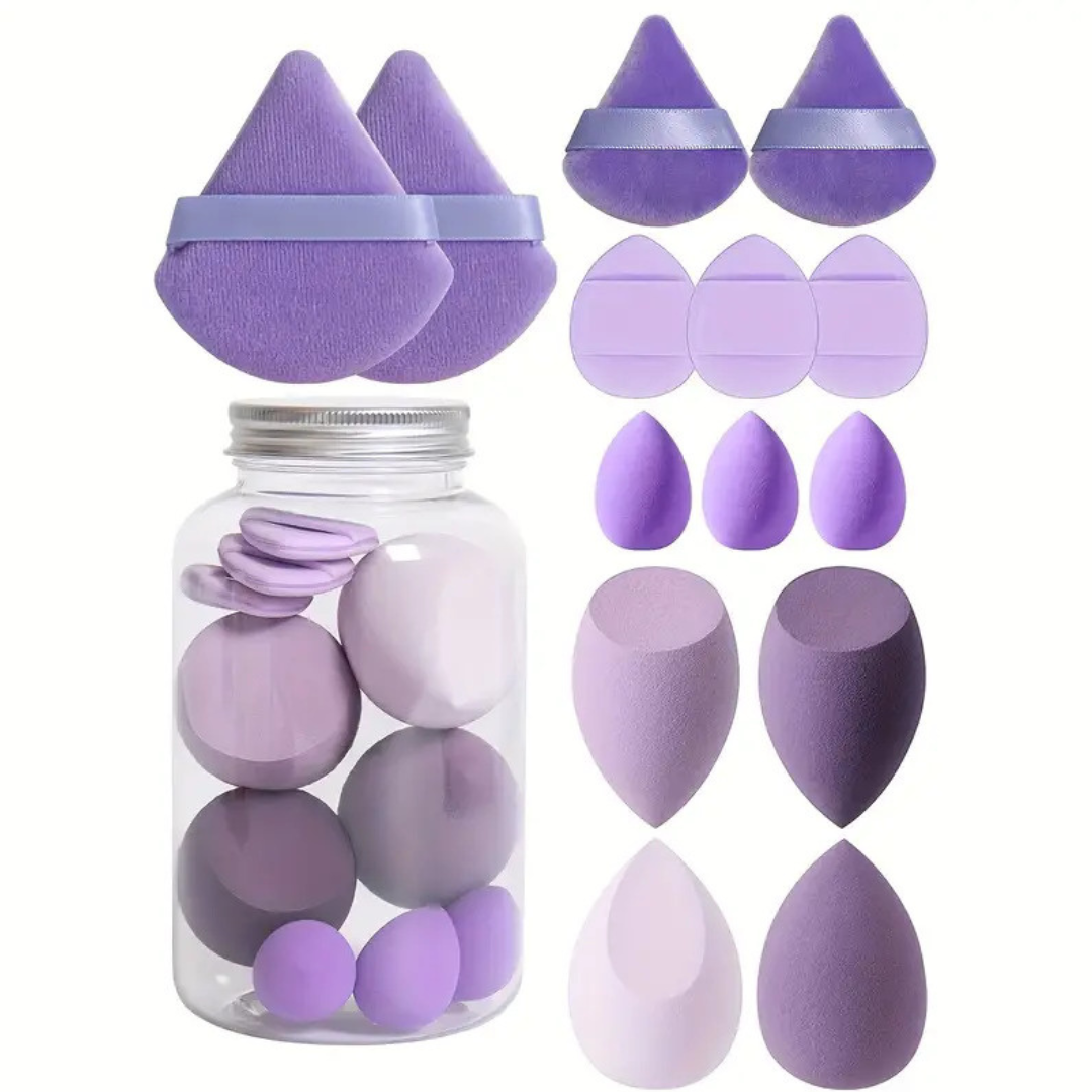 Kit 14 Esponjas de Maquiagem