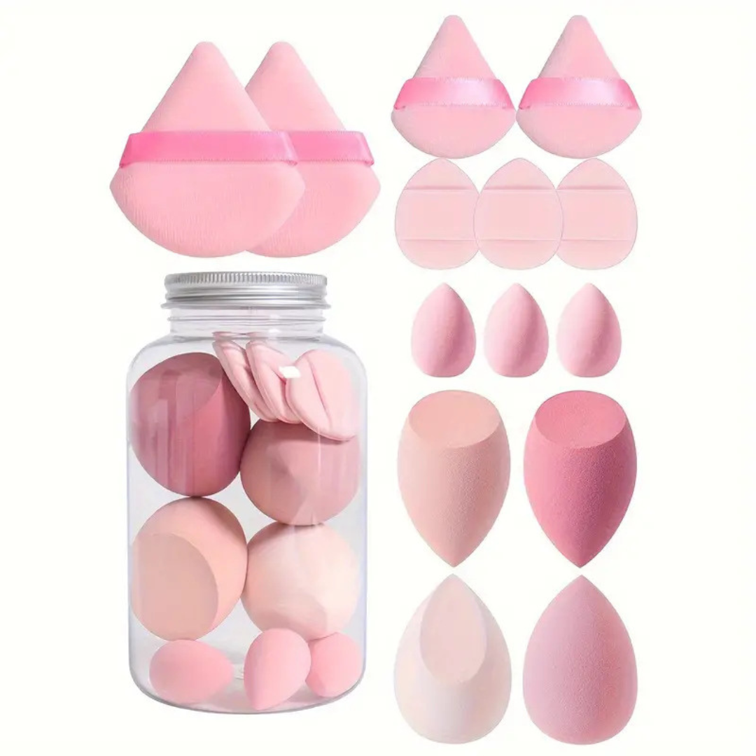 Kit 14 Esponjas de Maquiagem