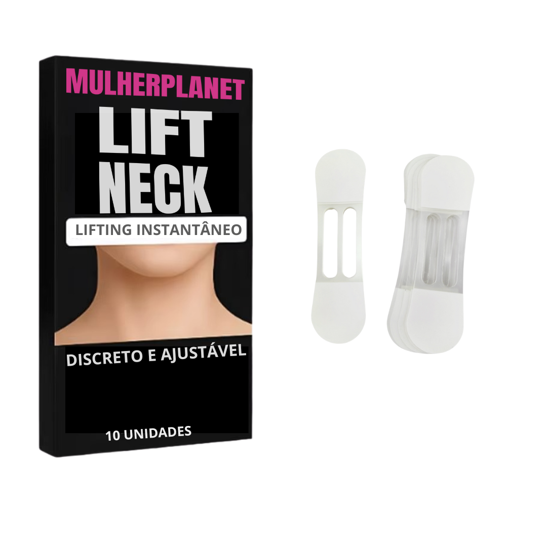 LiftNeck - Adesivo para rugas no pescoço - Kit de 10 Unidades