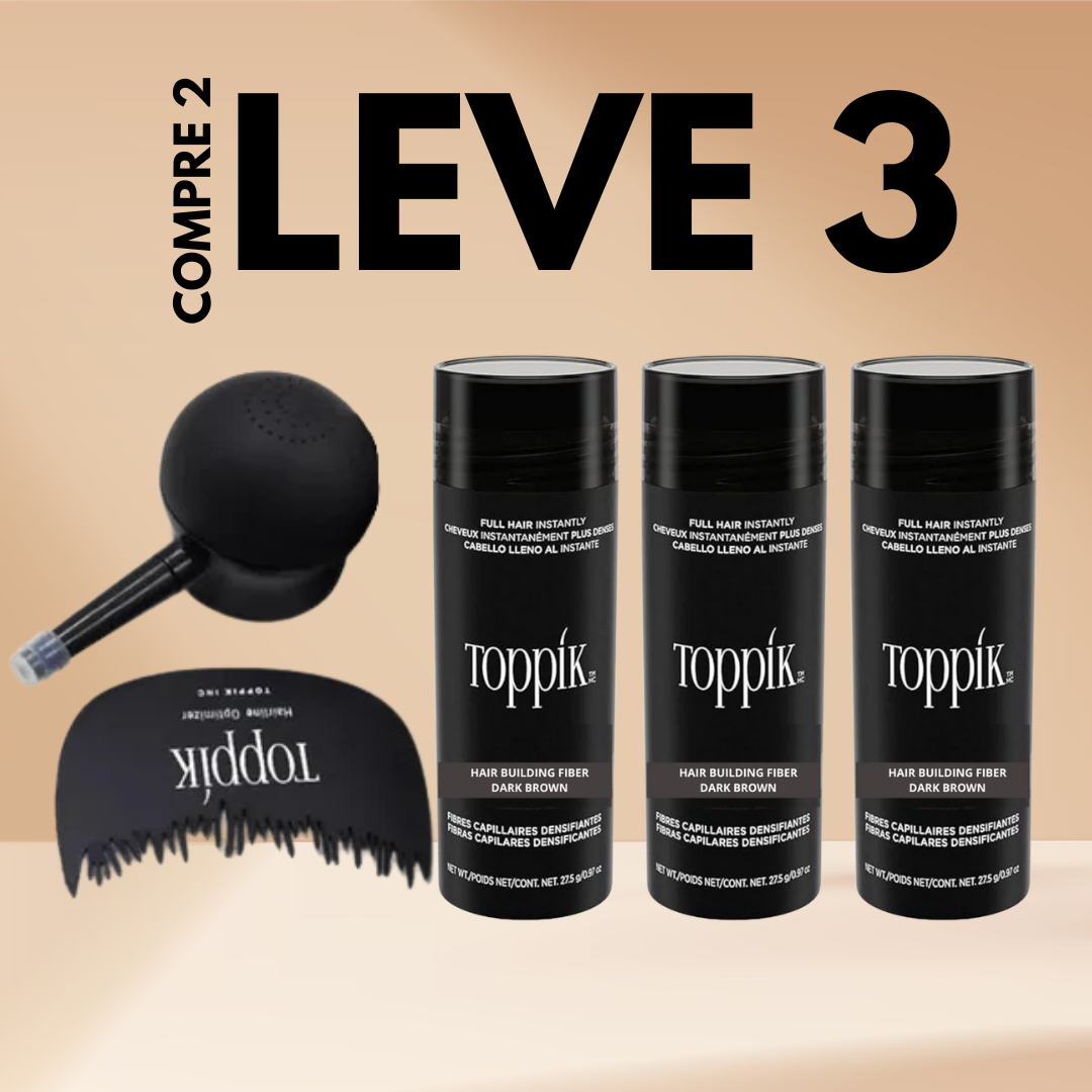 Toppik Hair Fiber - Compre 2 e Leve 3