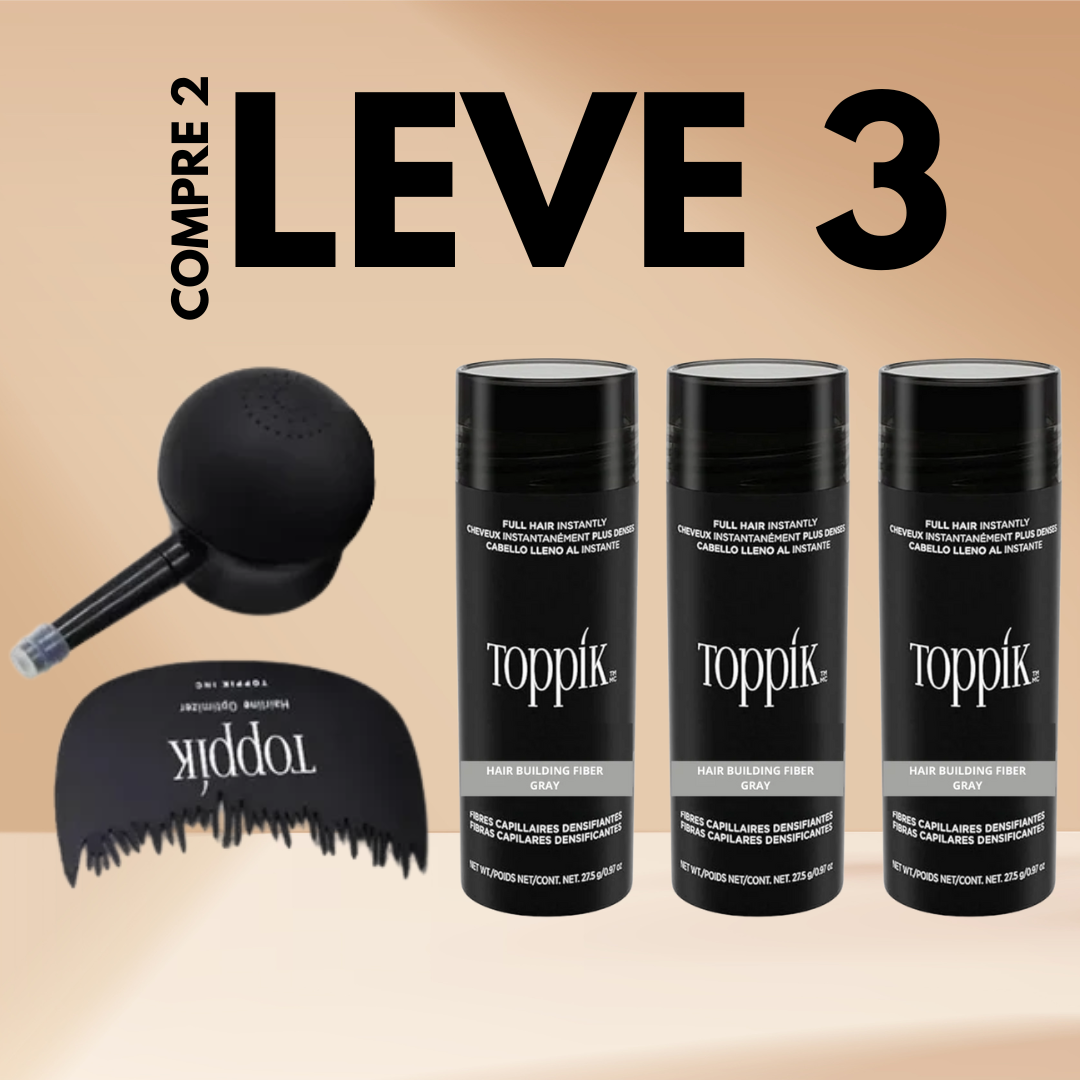 Toppik Hair Fiber - Compre 2 e Leve 3