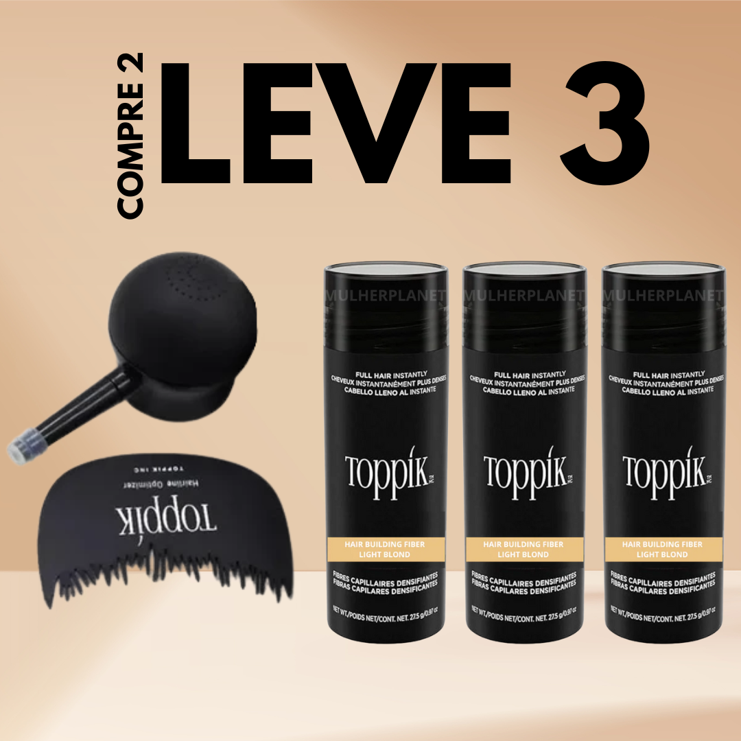 Toppik Hair Fiber - Compre 2 e Leve 3