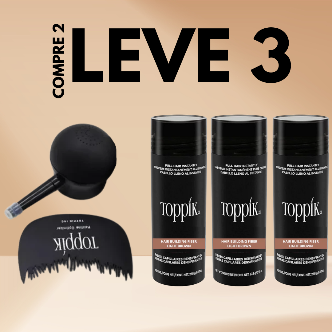 Toppik Hair Fiber - Compre 2 e Leve 3