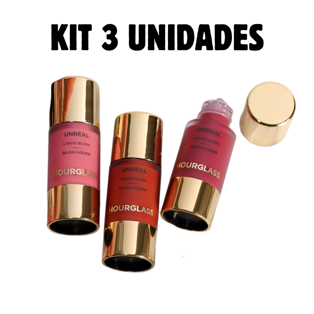 Unreal Blush Líquido Ultrafluido - Kit 3 Unidades