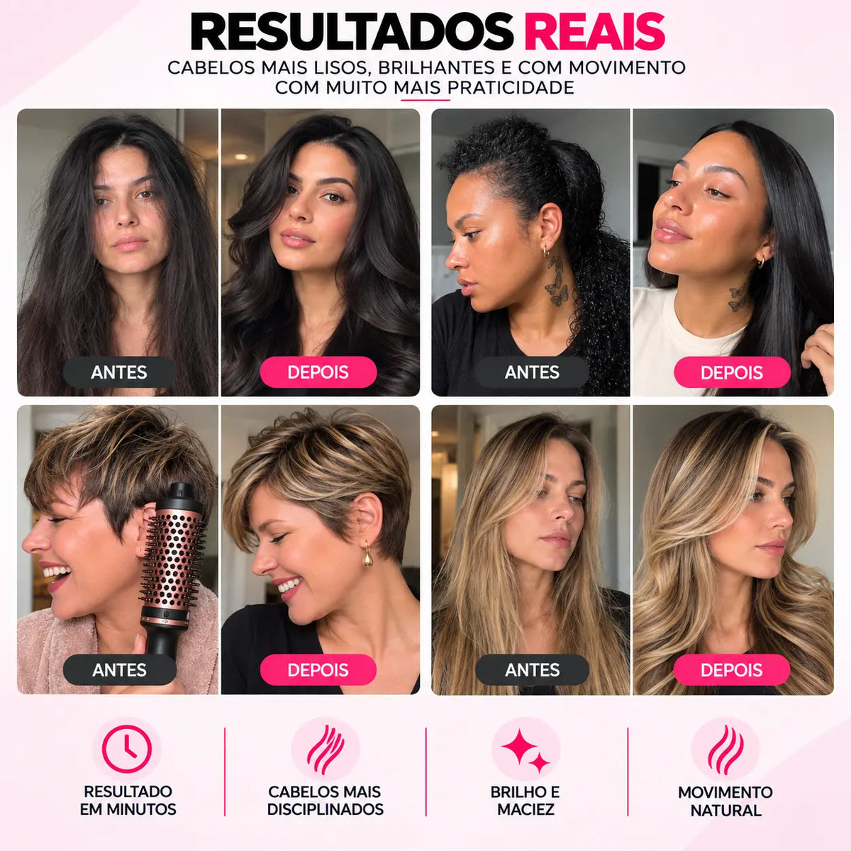 Thermal Brush: Escova térmica sem ar quente